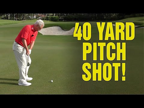 HOW TO HIT A 40 YARD PITCH SHOT IN GOLF!