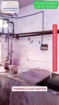 Thermic Fluid Heater Commissioning for Yarn Manufacturing Plant ✅ #industrialequipment