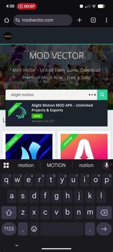 Alight Motion Mod Apk (Unlimited Projects - Mediafire Latest Version)