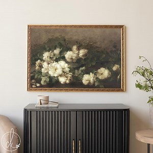 Vintage Floral Art Print | Framed Botanical Wall Decor | N2 - Etsy
