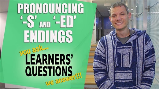 BBC Learning English - Learners' Questions series 2 / Pronouncing '-s' and '-ed' endings