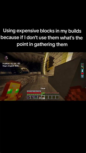 I love building with weird blocks. #Minecraft #fyp #Minecraftbedrock #minecraftjava #batman