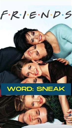 In this clip from the famous TV show "Friends," we get to learn some new words as the beloved characters engage in their witty and humorous conversations. So, let's sit back, enjoy, and enrich our vocabulary! We hope you learned something new. 😄 Follow us for more posts like this, @memliapp Sneak (noun): A stealthy or furtive movement, often with the intention of not being noticed. Mnemonic: Imagine a "sneak" as someone sneaking through the shadows, trying to stay hidden. Example: When Joey tri