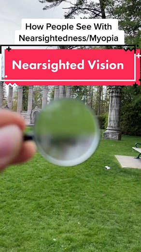 How People with High Nearsightedness/Myopia See Explained