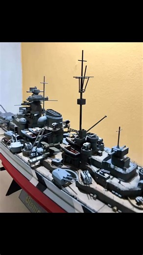 My Tamiya German Battleship Bismarck 1/350 Scale Model build. #Bismarck #tamiya #GermanBattleship | Ton Urbi Toys