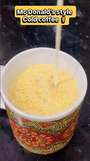 McDonald's Iced Coffee Copycat! 🤯 Skip the drive-thru. Tastes identical! #coldcoffee #mcdonalds