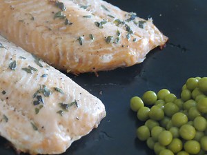 Baked Salmon with Butter and Herbs Recipe