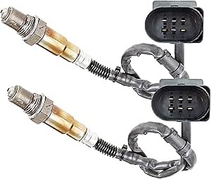 Dropwater 1 Pair Front Left and Right Side Oxygen Sensors Replacement for Audi 2002 2003 2004 A4,A6,A4 Quattro,A6 Quattro,2009-2004 S4 4.2L,Replaces#234-5028 213-3893 17233 ES10921,Set of 2pcs