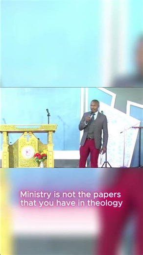 MINISTRY IS NOT ABOUT PAPERS — IT’S ABOUT CONSECRATION!
