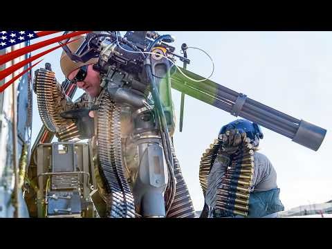 Minigun & .50 Cal Live Fire – HH-60W Jolly Green II, USAF's Next-Gen Combat Rescue Helicopter