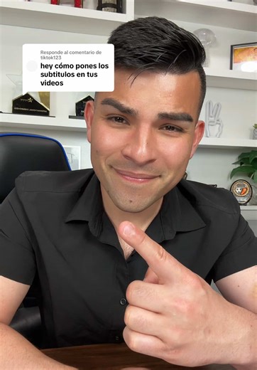 Respuesta a @tiktok123 tutorial de cómo agregar subtítulos en tus Vide... | add lyrics to video