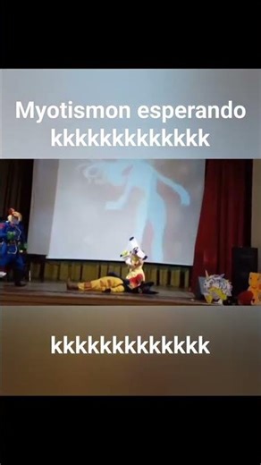Gatomon aka Tailmon aka テイルモン aka 迪路獸og kitty cat Digimon digivolves on stage to bring #drama #memes