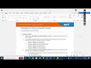Word Module 7 Sam Project 1a | New Perspectives Word 2019 | Washburn Home Health Care