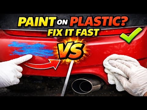 Safest Way to Remove Paint From Plastic Car Parts in Minutes