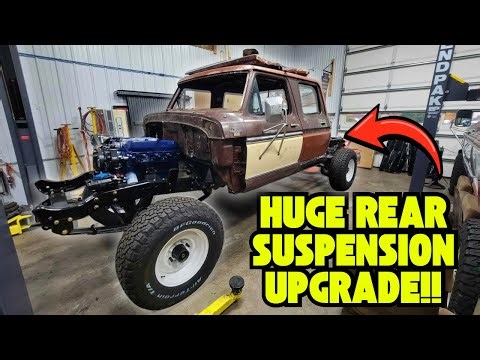 How to Upgrade a 70s Ford Truck 4x4 Rear Suspension!!!