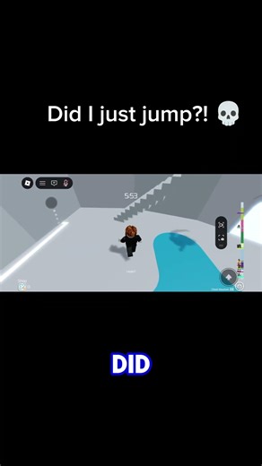 Did I just jump?! Roblox mobile 💀#roblox #shorts #shortvideo