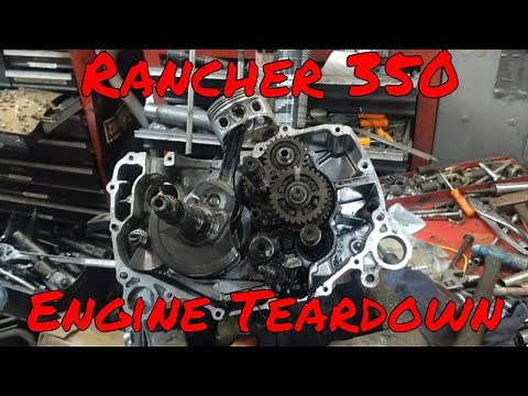 Honda Rancher 350 Engine Teardown