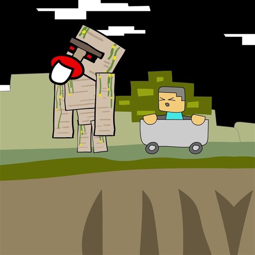 Steve and creeper and zombie (Minecraft Animation) @angrycartoonbirds #funny #memes #minecraft