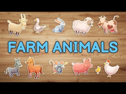 Vocabulary Tutorial - Farm Animals & Their Plurals
