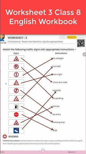 English Workbook class 8 worksheet 3 #worksheet3 #class8english