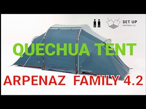 SPECIFICATION AND HOW TO SET UP ARPENAZ FAMILY 4.2 ‪@CampingVlogTv‬ ‪@decathlon_quechua‬ ‪@decathlonSG‬