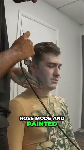 Body Painting Transformation: Million Dollar Man #shorts