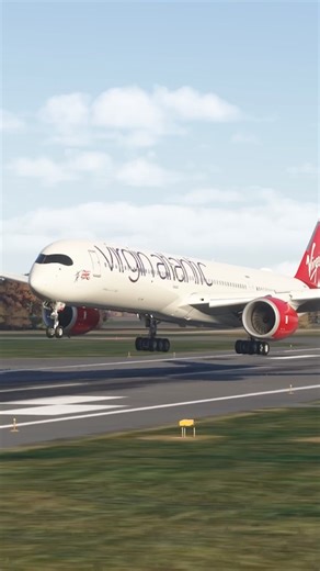 iniBuilds A350-1000(Virgin Atlantic) 92fpm landing at Liverpool.