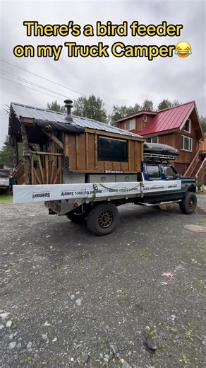 Truck Camper Porch Build: Bird Feeder & More