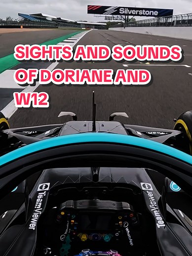 Doriane & W12 at Silverstone: Sights & Sounds #f1