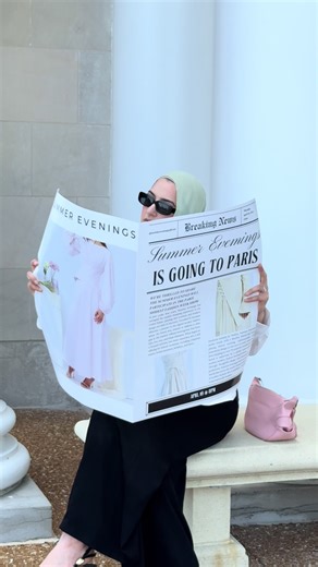 See you at our spring show in #paris next week 💕 the countdown begins #modestfashionweek #fashionweek #parisfashion #modestfashion