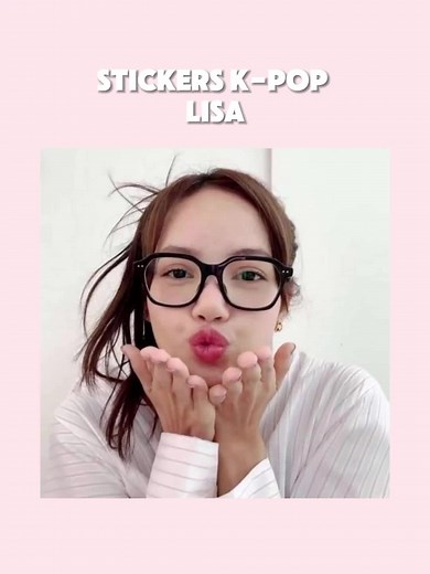 K-Pop Stickers Featuring Lisa - Trendy and Fun Designs