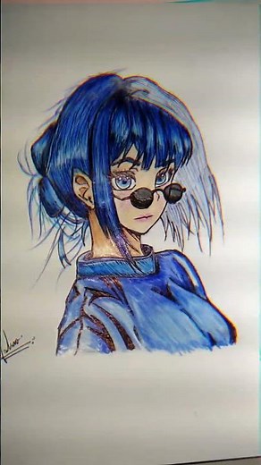 “GOJO SATORU 💙 Female Version | Jujutsu Kaisen Fanart 🔥”“It’s my birthday 🎂 rate my Gojo female art