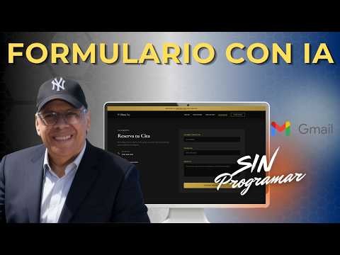Creé este Formulario con IA en 20 minutos (Y envía correos GRATIS)