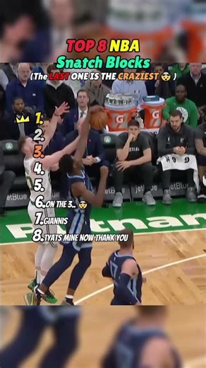 TOP 8 NBA Snatch Blocks! 🤯🏀
