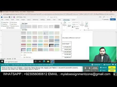 Word Chapter 3 Simulation Training || Word Chapter 3 Simulation Training