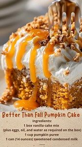 443K views · 564 reactions | Better Than Fall Pumpkin Cake recipe  | Cakecrafted Recipes | Facebook