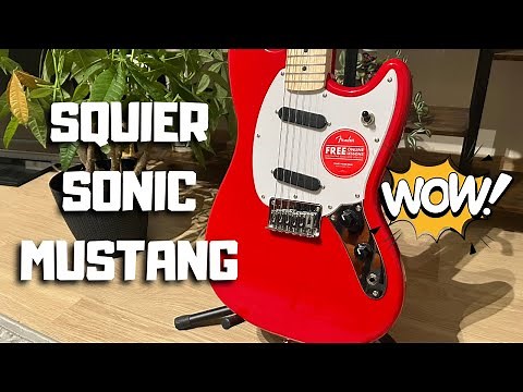 Squier Sonic Mustang - How Good Is It? Review & Sound Demo