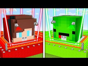 Mikey vs JJ (Maizen) - Most Secure Base Ever! (Minecraft Build Battle)