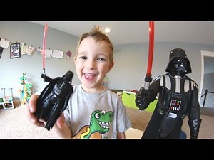Father & Son / TINY DARTH VADER -VS- HUGE DARTH VADER!