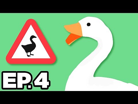 Untitled Goose Game Ep.4 - THE PUB, MODEL VILLAGE, CASTLE, GOLDEN BELL, ENDING! (Gameplay Lets Play)