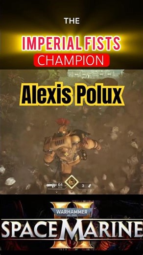 Imperial Fist - Alexis Polux #spacemarine2 #warhammer40k #gamingshorts