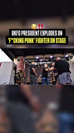 😳‼️ BKFC President David Feldman explodes on ‘f*cking punk’ fighter at weigh ins