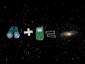 COOL SPACE PICS WITH A PHONE AND BINOCULARS