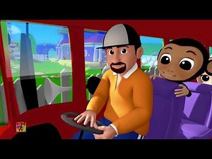 The Wheels On The Bus | Luke And Lily | Kindergarten Nursery Rhymes