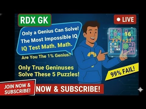 🔴LIVE: 99% Fail! Hardest IQ Test Math Challenge🤔 #math #mathiqtest #shortsfeed