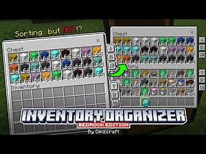 Inventory Organizer - Minecraft Bedrock Resource Pack