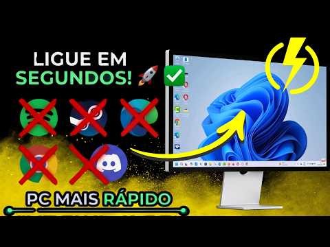 WINDOWS 11: Como deixar a inicialização MUITO mais rápida! 🚀💻