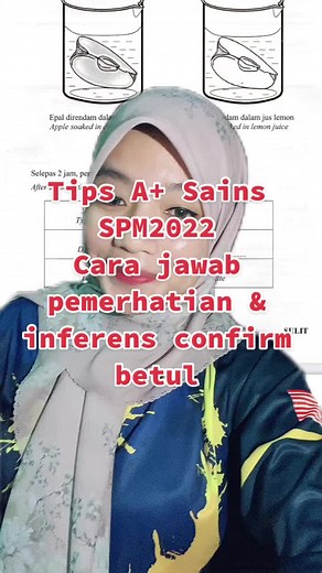Tips & Trik Skor Sains SPM: Cara Tulis Pemerhatian