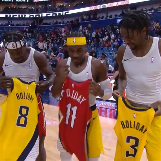 It's something special to have your brother(s) in the league with you 🥹 Take a look at some fun moments with NBA siblings and their jersey swaps over the years! | NBA