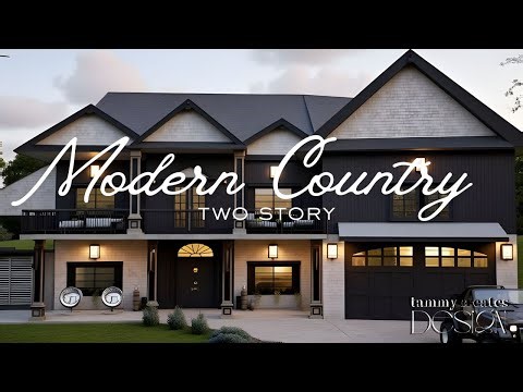 Modern Country Two Story Design